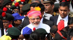 ON 70TH Independence Day PM Narendra Modi after addressed the nation meeting the Children at Red Fort, Express photo by Renuka Puri